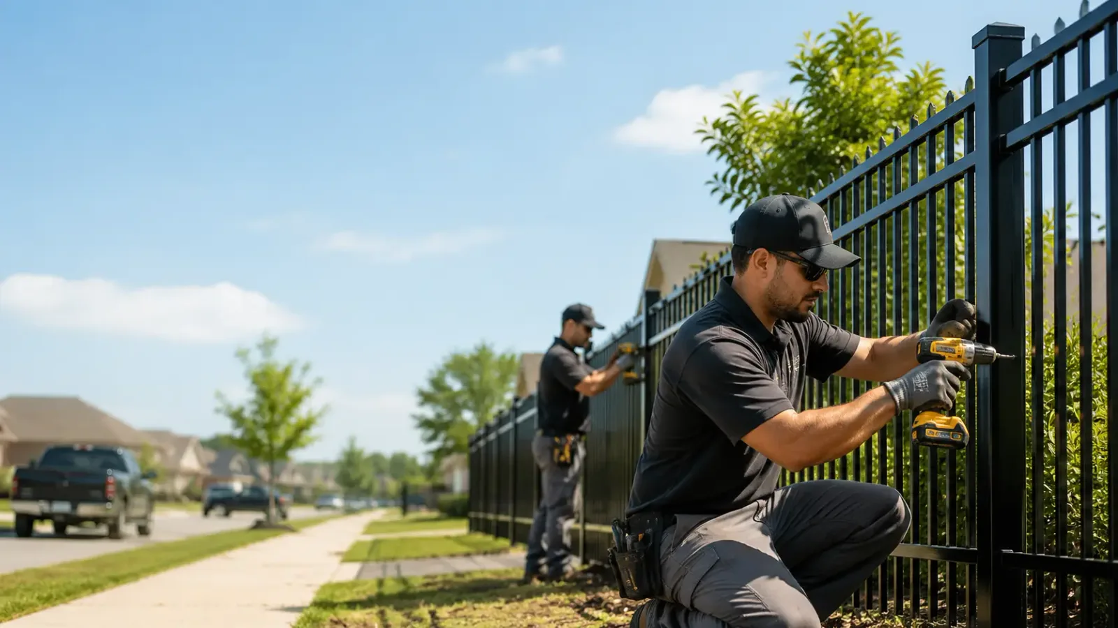 Metal Fence Installation in Leavenworth, KS